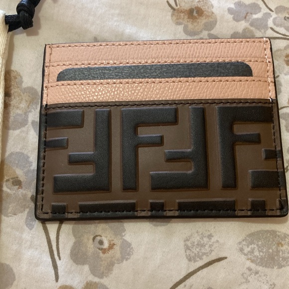 Fendi card holder FF Motfi calfskin leather NWB - Picture 4 of 9